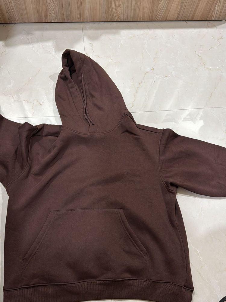 Brown Hoodie boxy fit