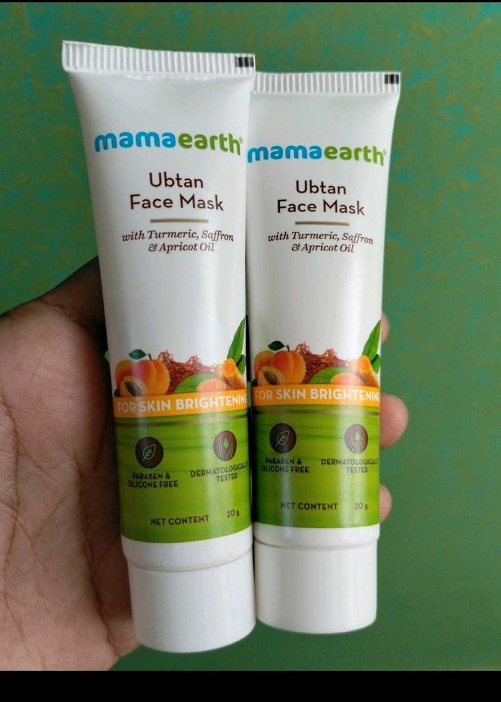 Mamaearth Set Of 2 Mini Ubtan Mask
