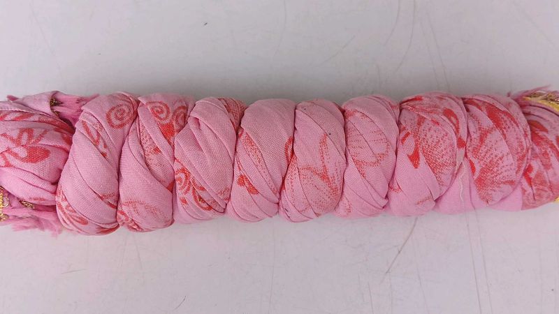 Pink Floral Print Dupatta