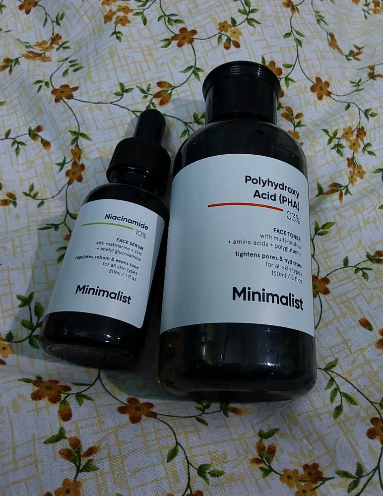 Minimalist Toner And Niacinamide Serum