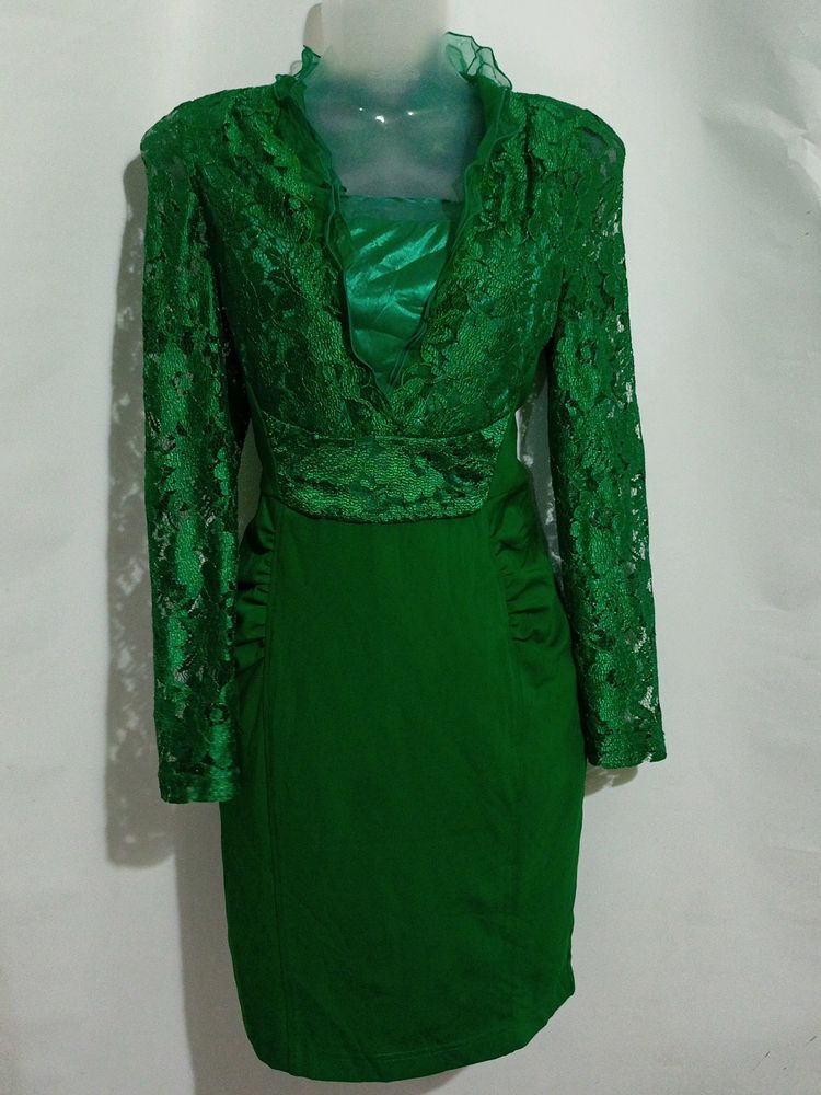 BEAUTIFUL GREEN MINI Short Dress