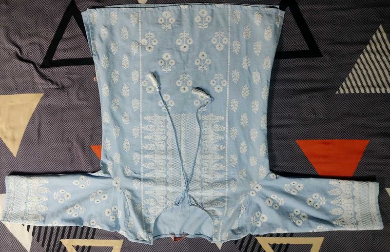 Blue A-LINE KURTI