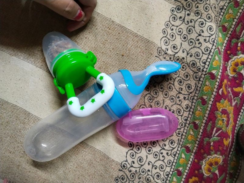 Spoon With Bottle Feeder Brush Combo 3