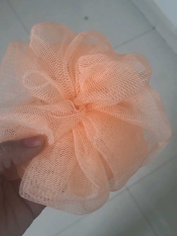 Peach Bath Loofah