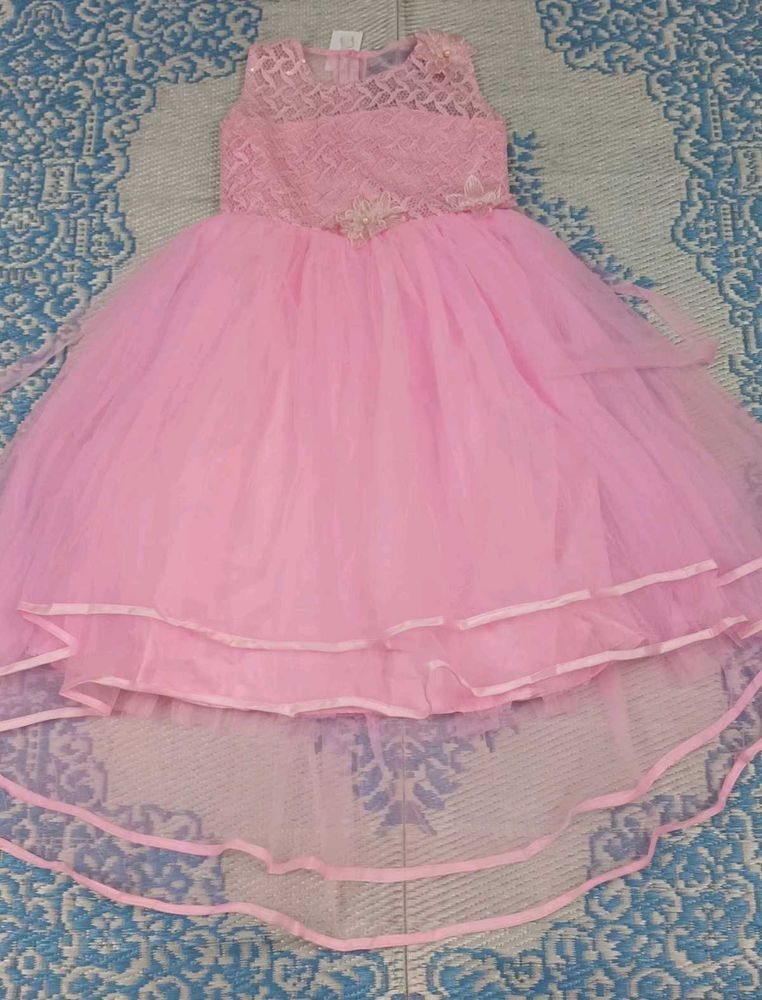 Pink Tulle Party Dress