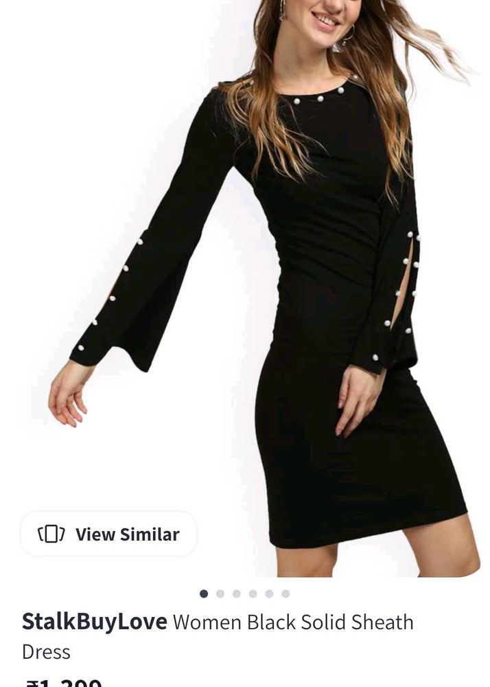 Black Pearl Bodycon Dress