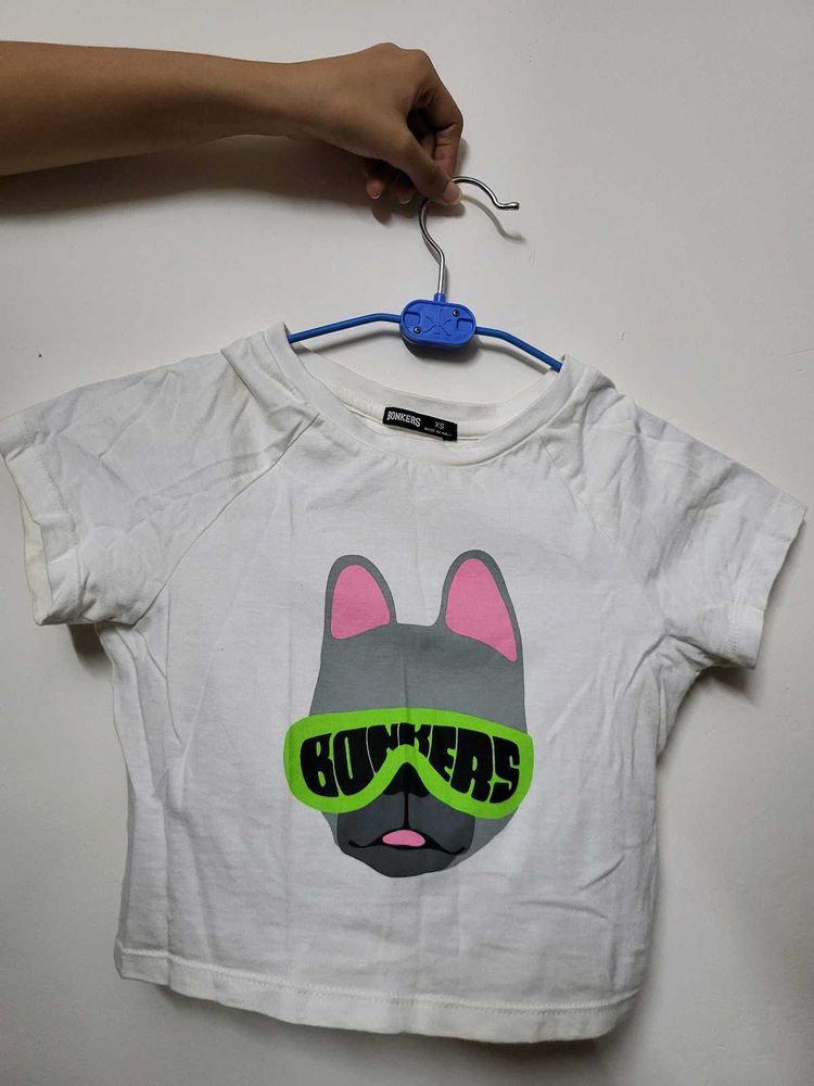 White Bonkers Baby Tee