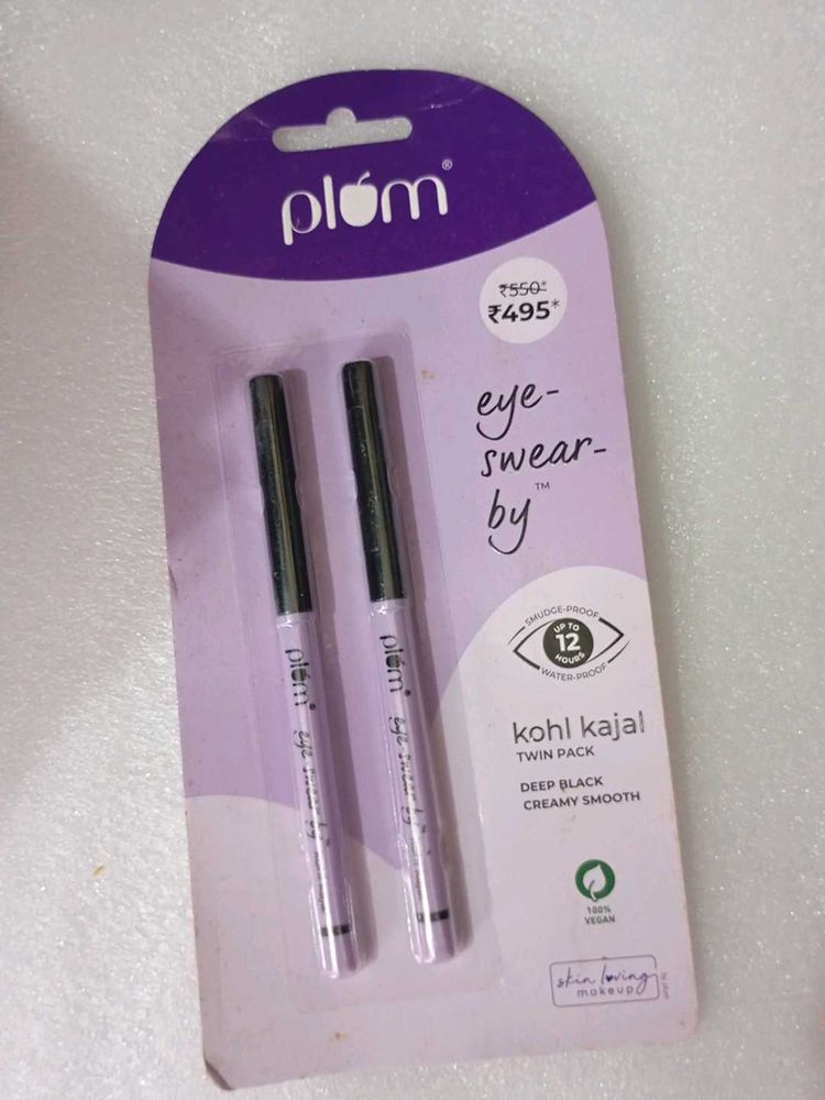 Plum Kohl Kajal Twin Pack