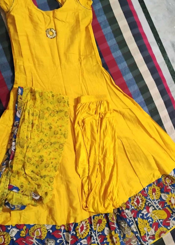 Yellow Indian Dress Set