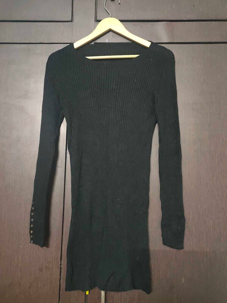 🖤New Ribbed Bodycon DRESS