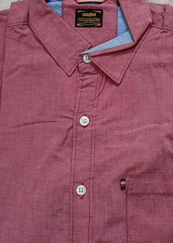 Maroon Casual Shirt
