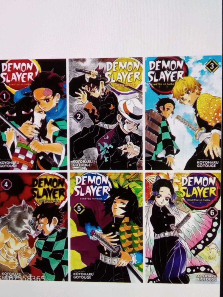 Demon Slayer Manga Set