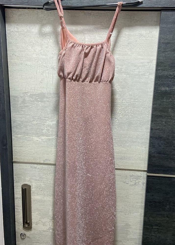 Sparkly Pink Maxi Dress