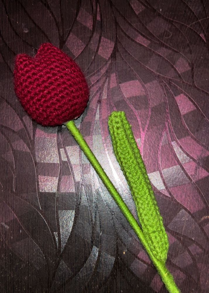 Crocheted Tulip