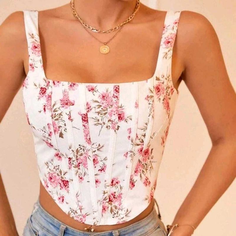 Floral Corset Top