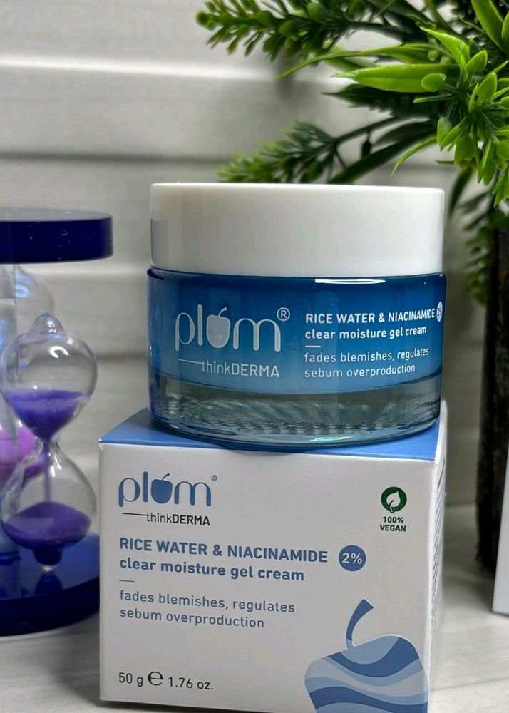 Plum Rice Water &amp; Niacinamide Moisture Gel Cream