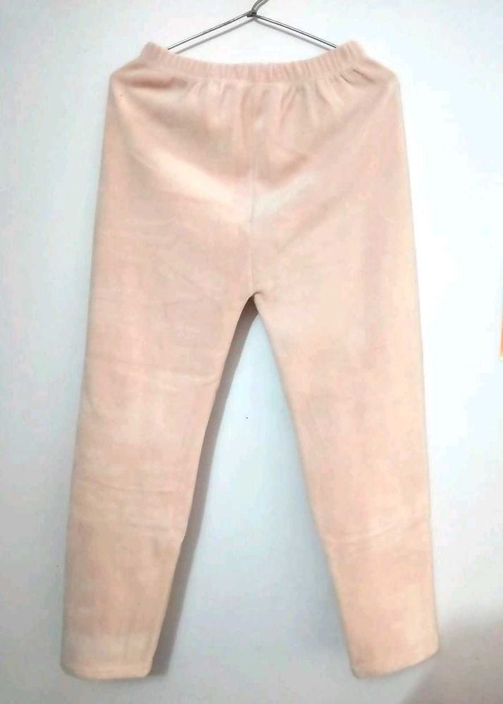 Fleece Pants Pink Winter