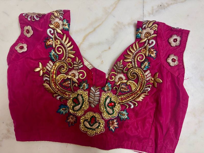 Embroidered saree