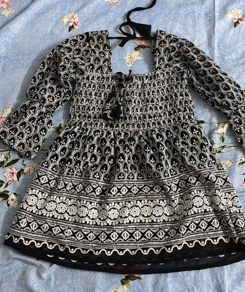 Black &amp; White Tunic