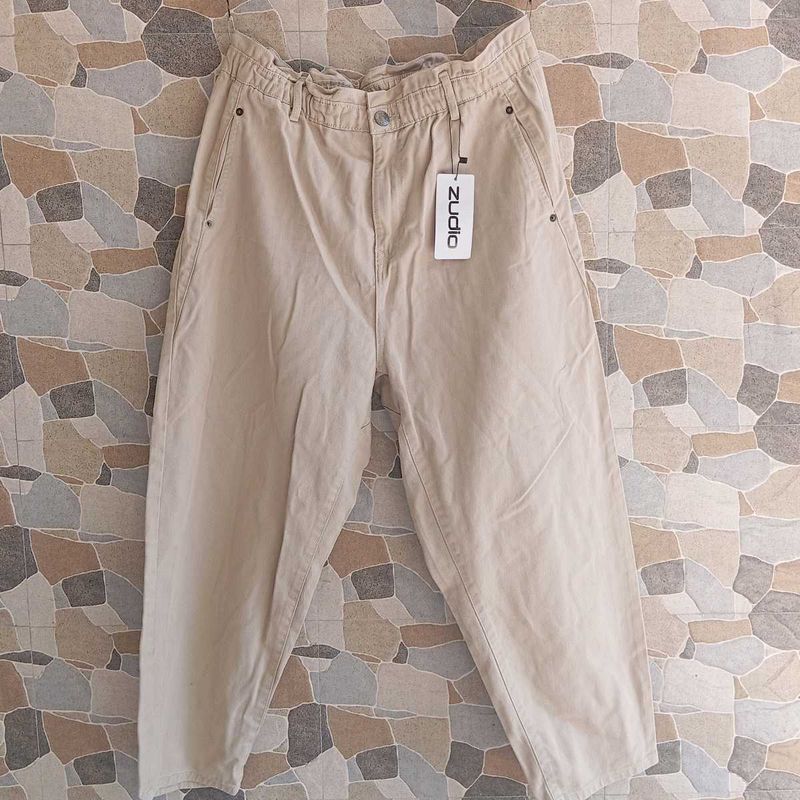 Beige Zudio Pants