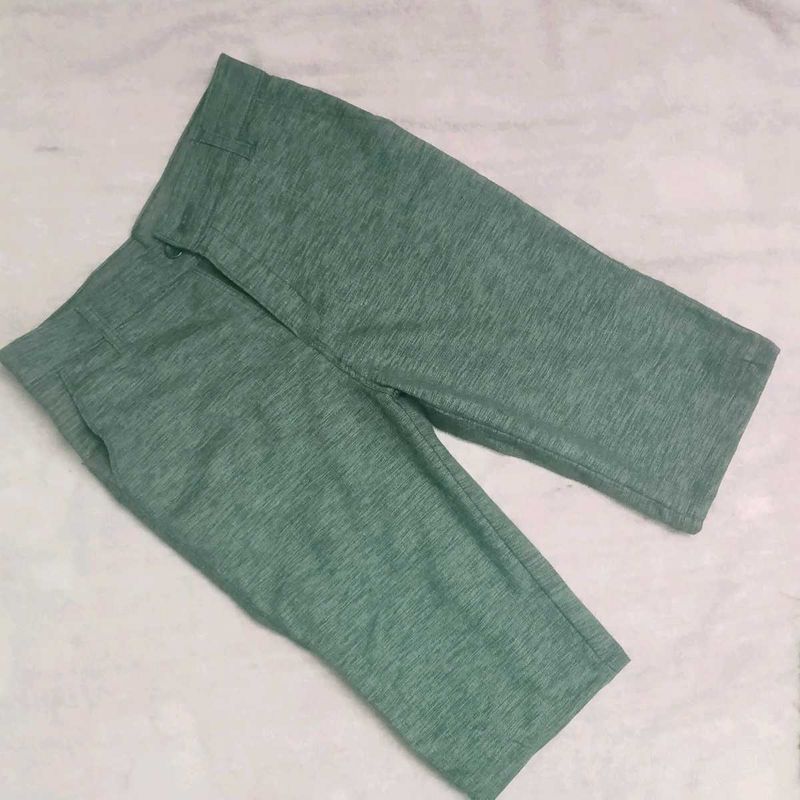 Grey Cropped Pants