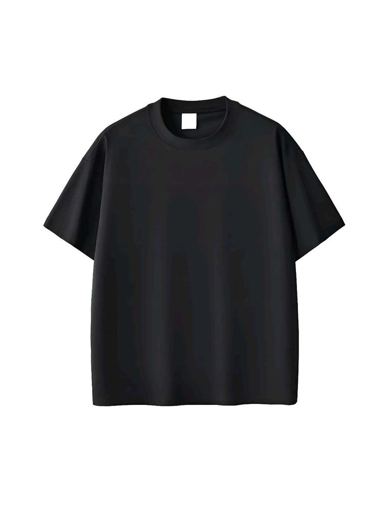 Unisex Oversized Black Tee 240GSM