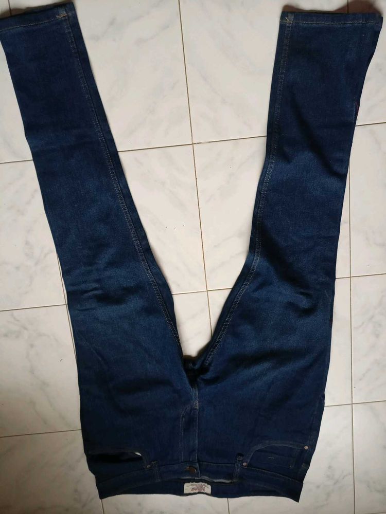 Dark Blue Denim Jeans
