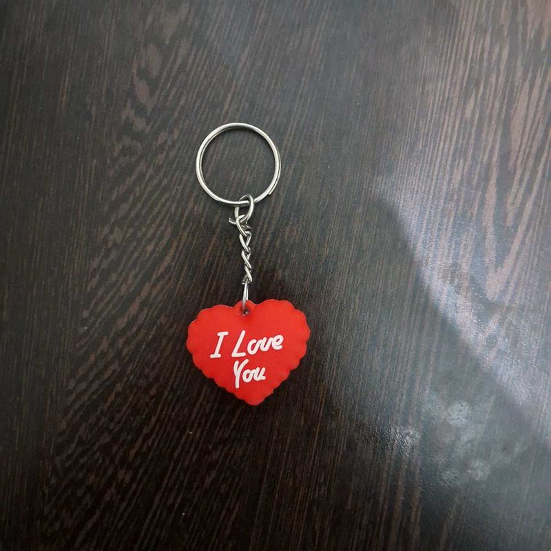Red Heart &#39;I Love You&#39; Keychain
