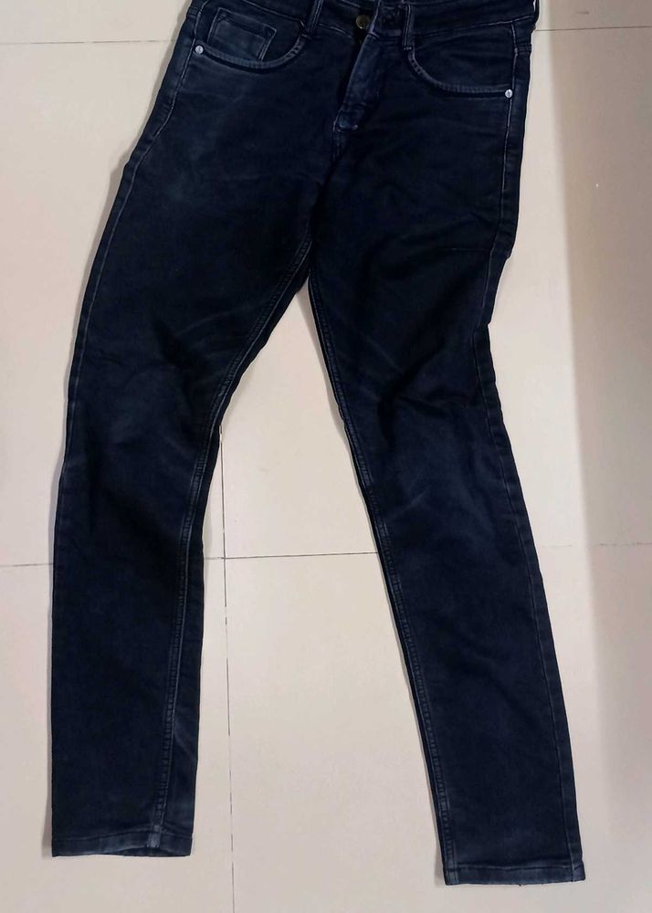 Freebie Black Used Jeans
