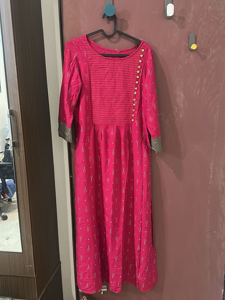 Pink Casual Dress