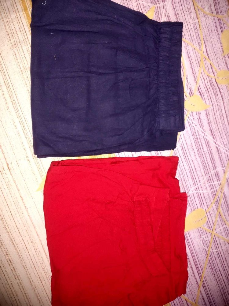 Blue And Red Trousers Combo