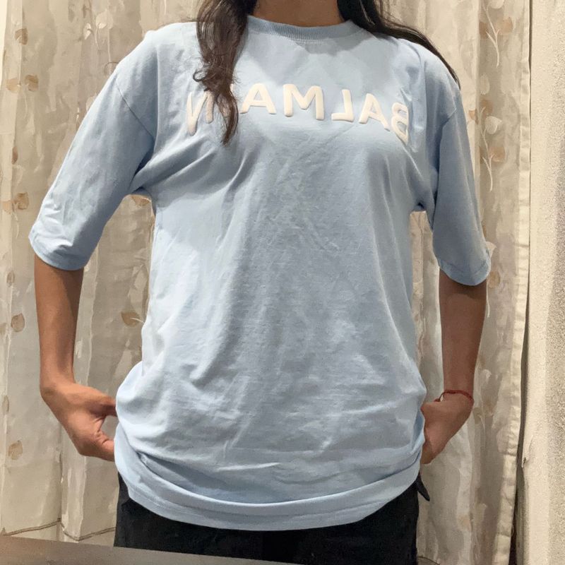 Light Blue Graphic Tee