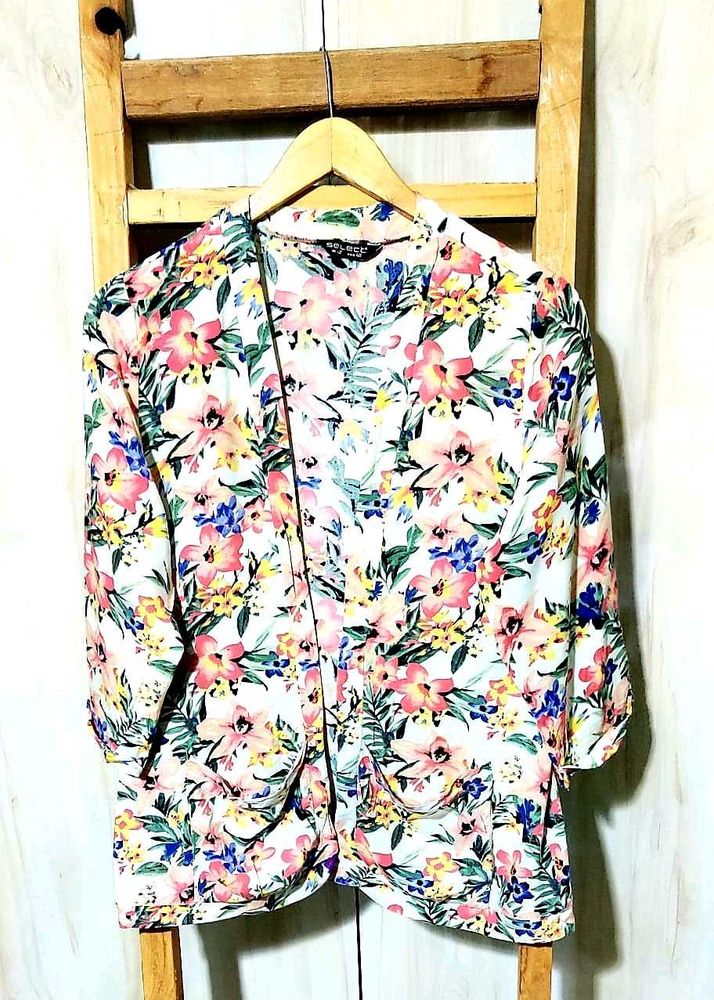 Printed Shrug Size-36