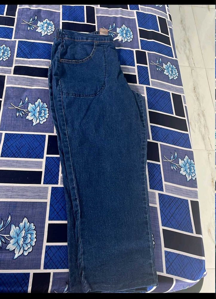 Dark Blue Denim Jeans