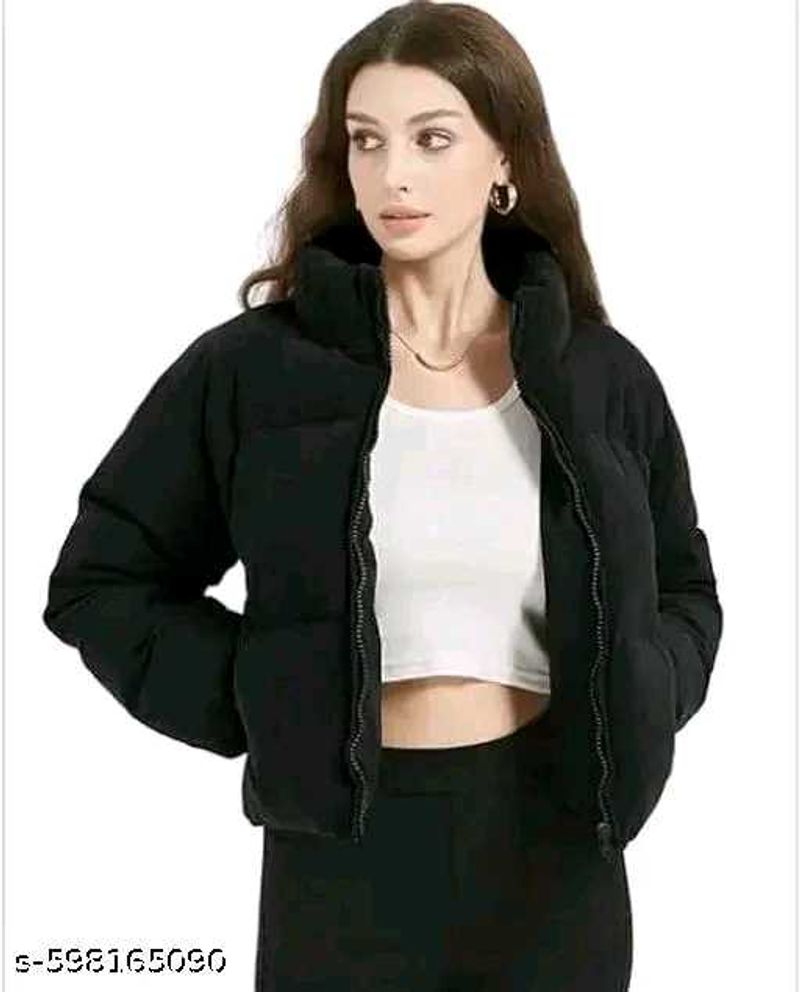 Stylish Black Puffer Jacket