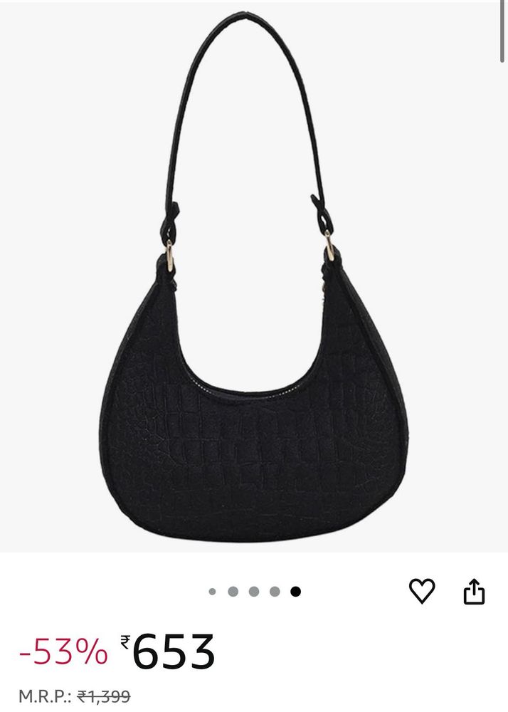 Chic Black Shoulder Bag