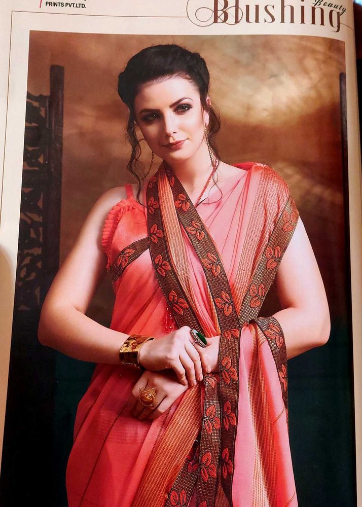 Kayaan Sealed Chiffon Saree In Box Completely Ne