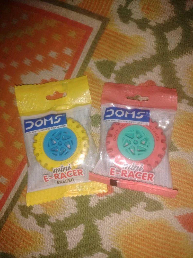 Doms Mini Wheel Eraser&#39;s(2 Piss/Random Colour)🤫