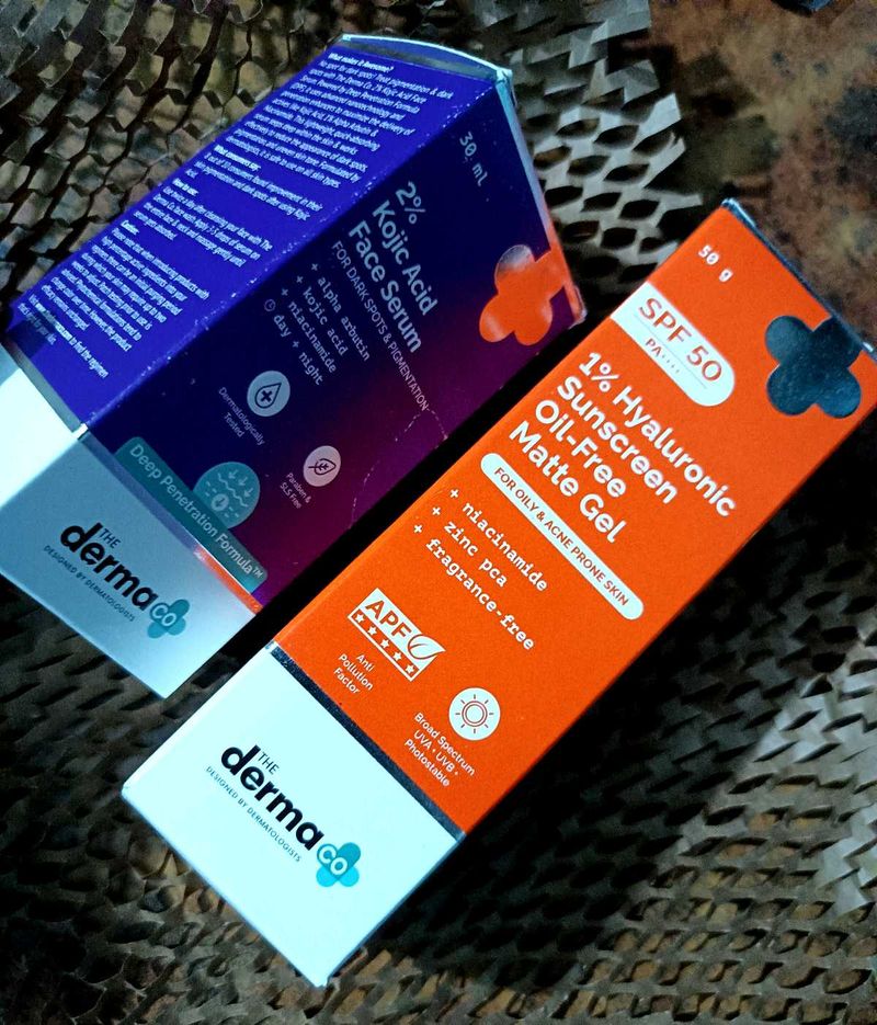 Derma Co Serum and Sunscreen