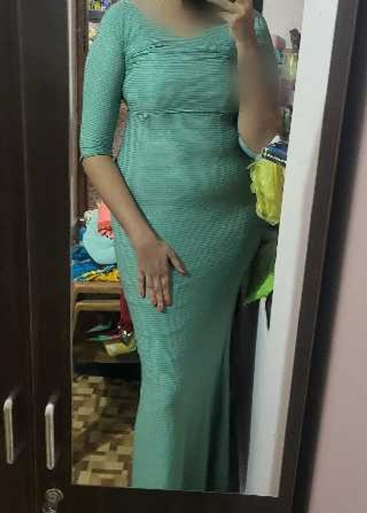 Elegant Green Maxi Dress