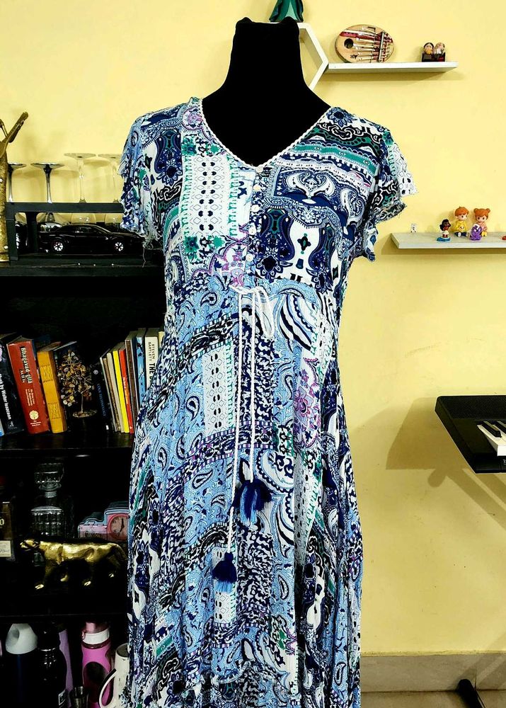 Boho Print Dress