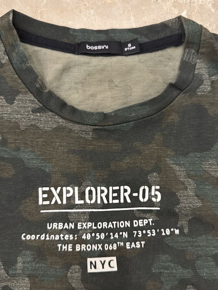 Bossini Army Print Tshirt