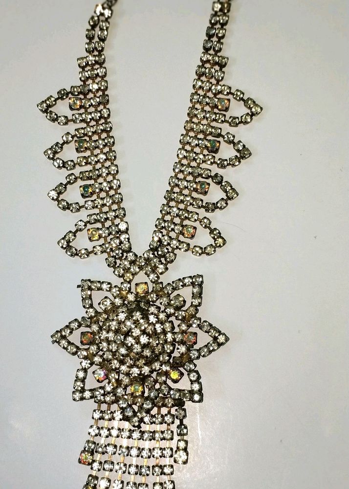 Necklace stone chain set