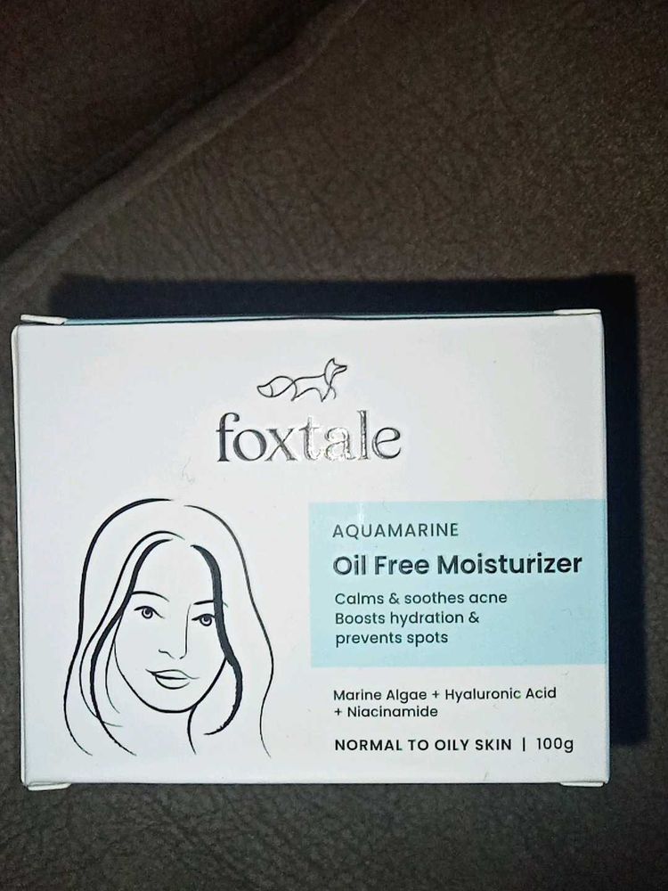 Foxtale Oil Free Moisturizer