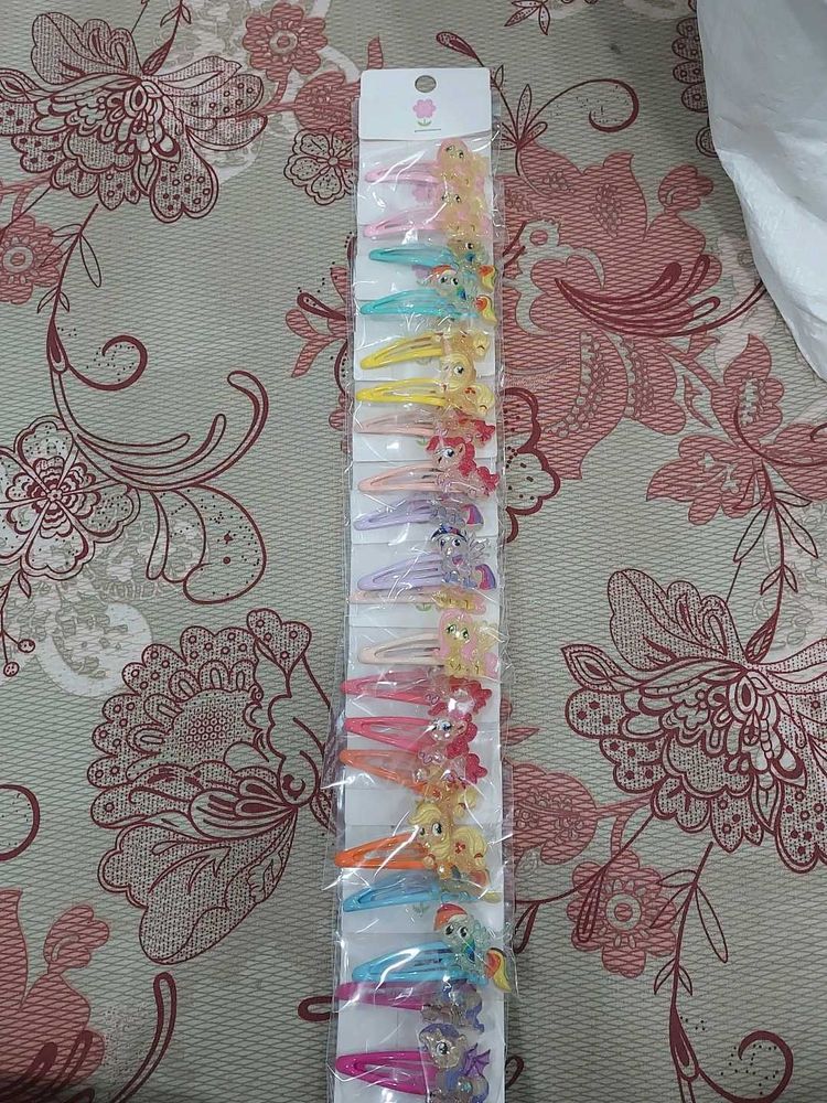 My Little Pony Hair Clips - 10 Piece Set