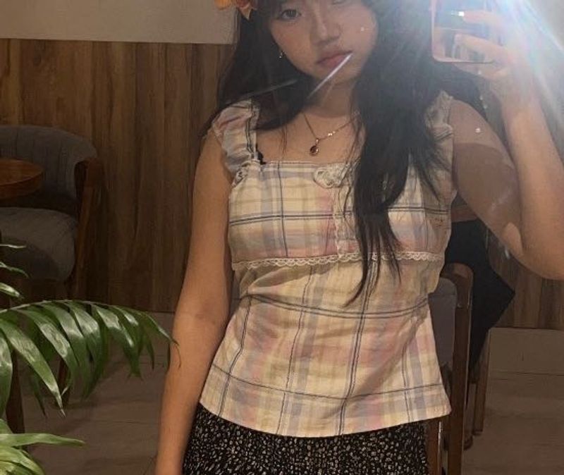 Cutest Plaid Gingham Top🫶🏻
