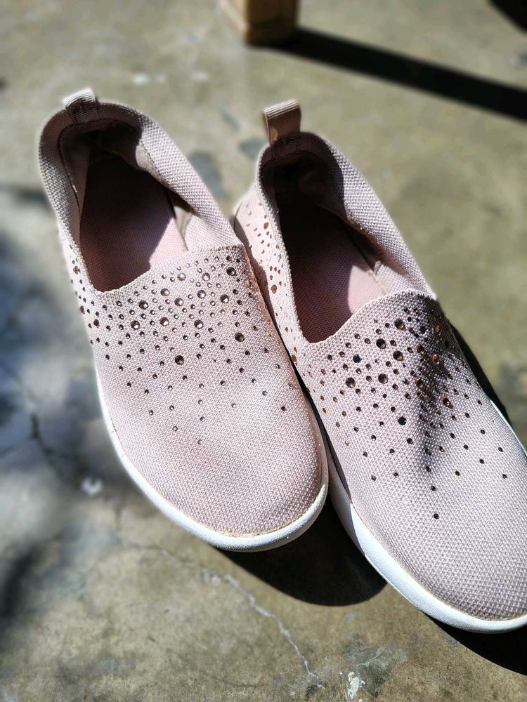 Cute Pink Casual Shoes