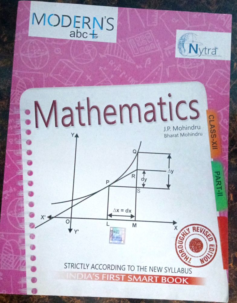 Modern&#39;s abc+ Mathematics Class XII Textbook
