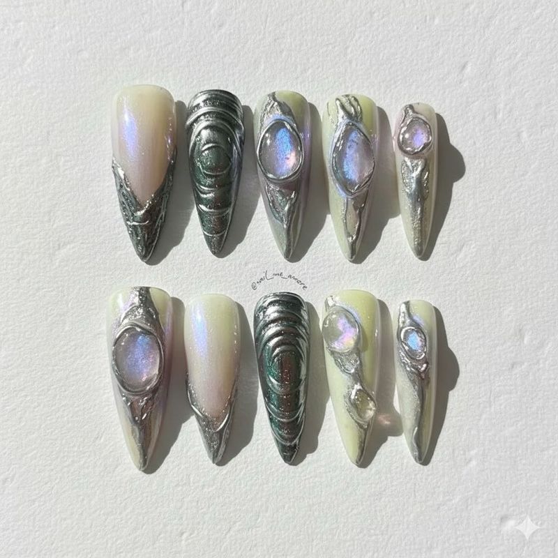 Celestial Press on nails