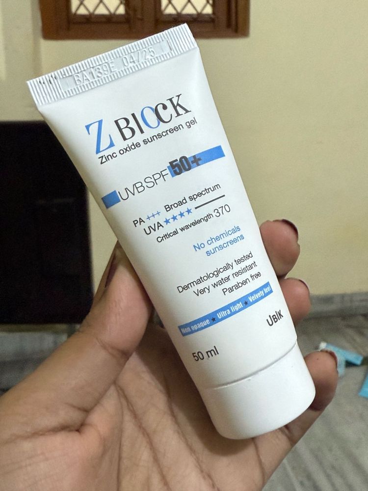 Premium Z Block Sunscreen Gel SPF50+
